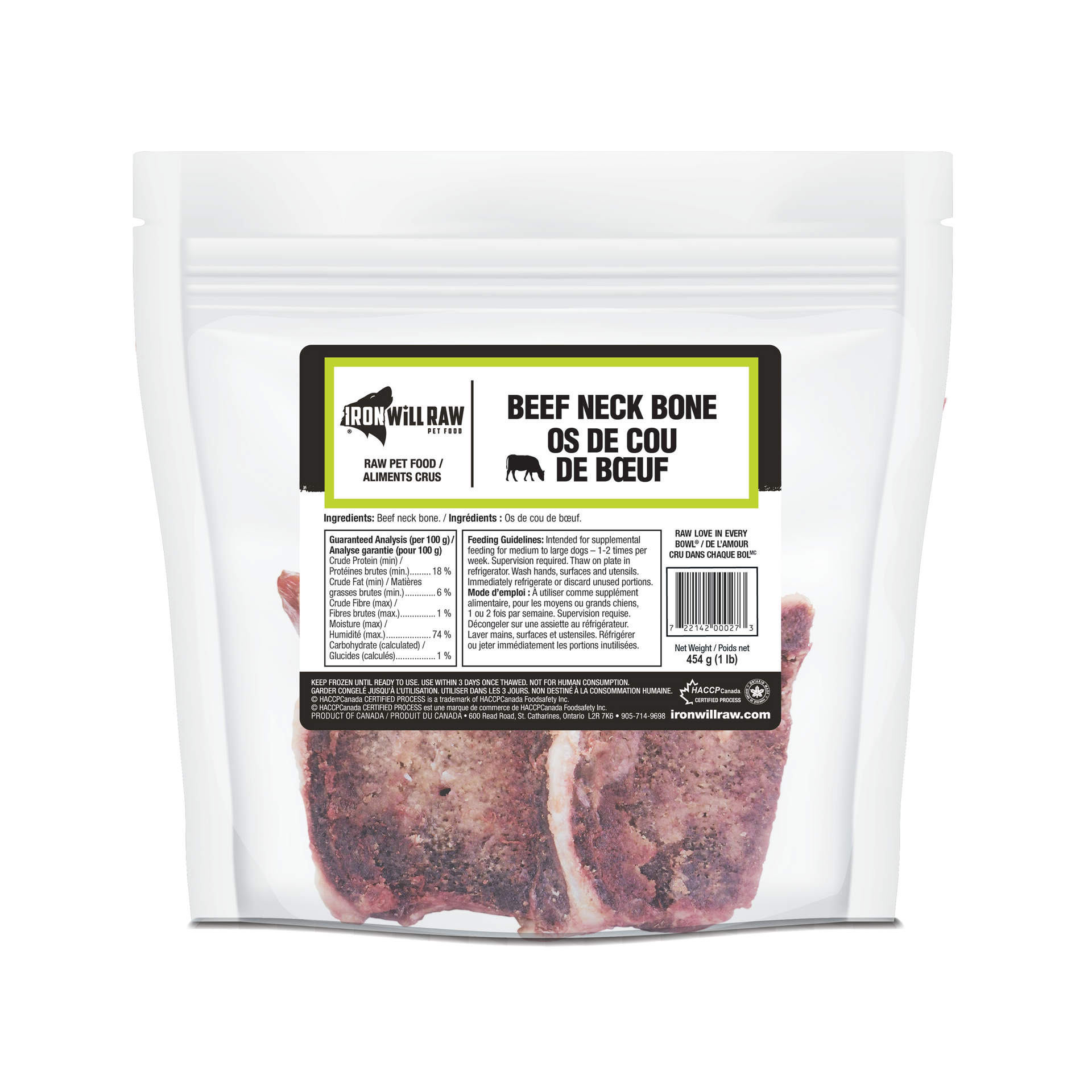 Beef Neck Bone lb – Iron Will Raw