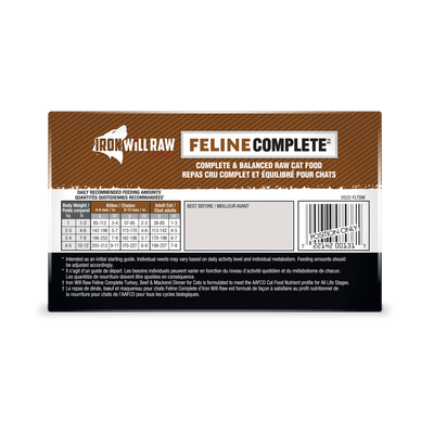 Cat food top with iron