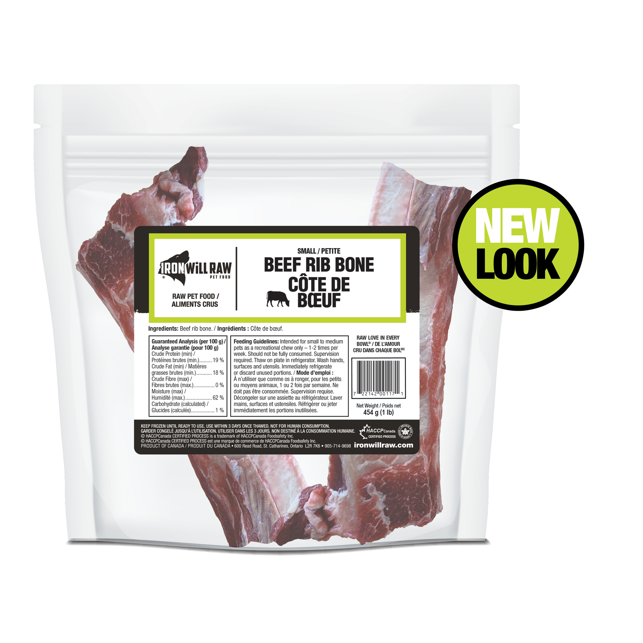 Beef rib top for dogs