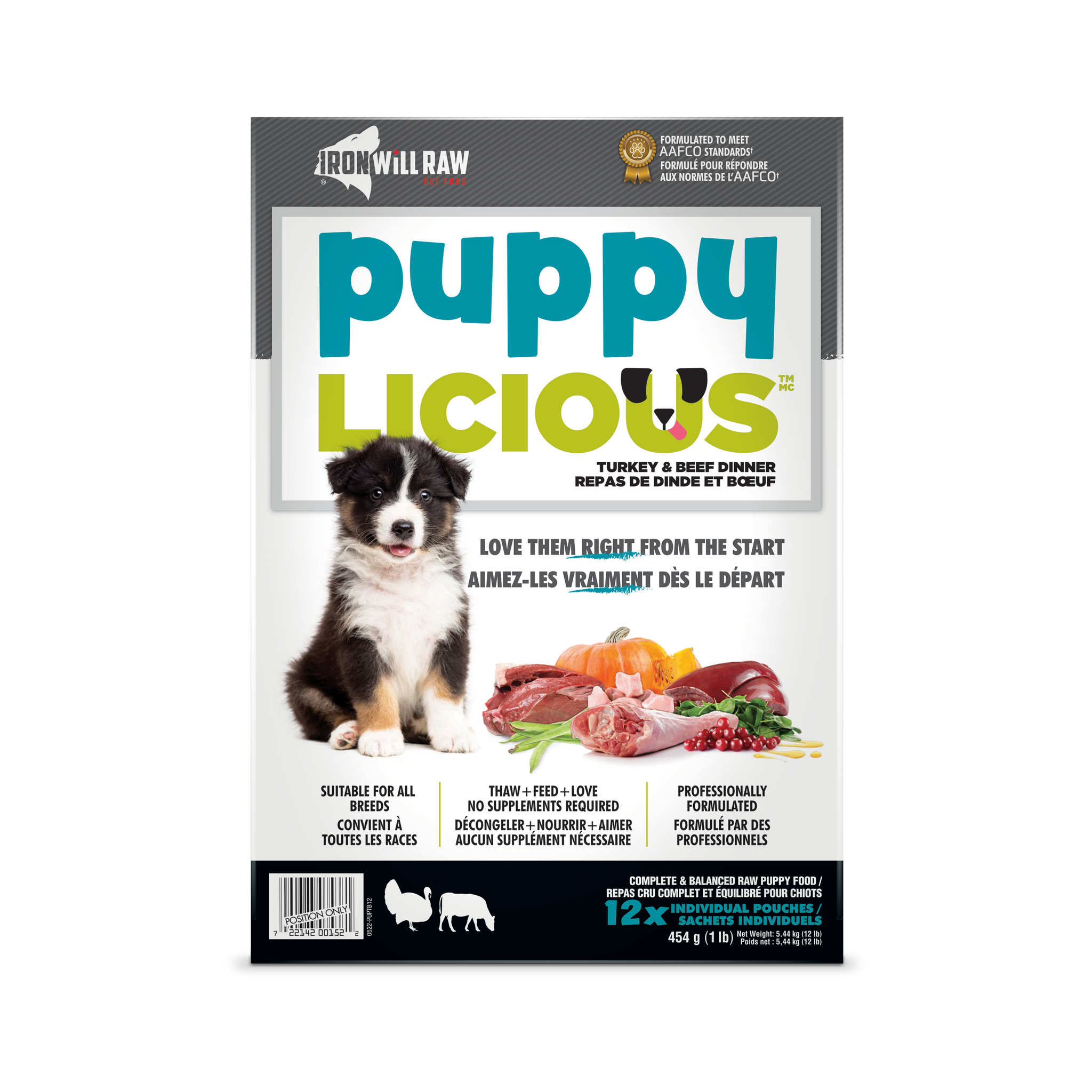 Aafco approved large clearance breed puppy food